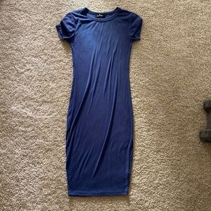 Lulu’s Bodycon Ribbed Shirt Dress